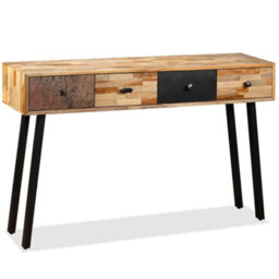 Vidaxl Console Table Solid Reclaimed Teak 120X30X76 Cm - thumbnail 2