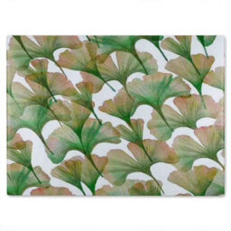 Benjamin Tate Design Ginkgo Biloba Glass Chopping Boarddesigner Style - thumbnail 1