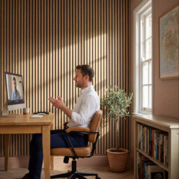 Kraus Easy Living - Natural Oak Acoustic Slat Wall Panel Sample - 26Cm X 12.5Cm - thumbnail 4