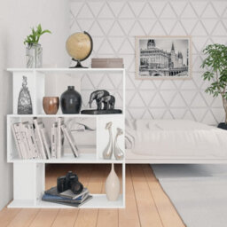Vidaxl Book Cabinet/room Divider White 80X24X96 Cm Engineered Wood - thumbnail 4