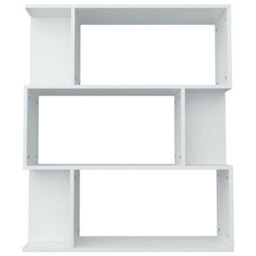 Vidaxl Book Cabinet/room Divider White 80X24X96 Cm Engineered Wood - thumbnail 6
