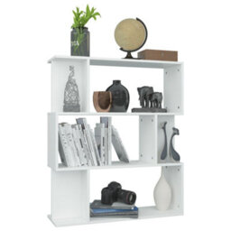 Vidaxl Book Cabinet/room Divider White 80X24X96 Cm Engineered Wood - thumbnail 5