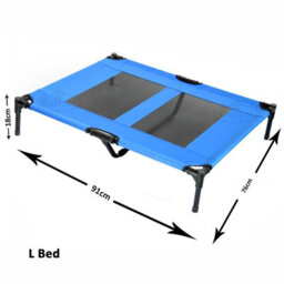 Actiaspet Blue Elevated Mesh Pet Bed Large - thumbnail 4