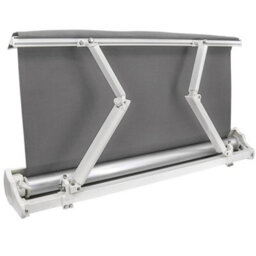 Sundaze 3.5X2.5M Half Cassette Manual Patio Awning Retractable Sun Shade Sail Canopy Grey - thumbnail 3