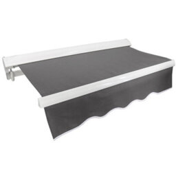 Sundaze 3.5X2.5M Half Cassette Manual Patio Awning Retractable Sun Shade Sail Canopy Grey - thumbnail 7