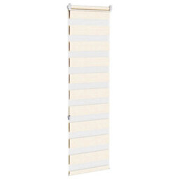 Berkfield Zebra Blind Marble Beige 40X150 Cm Fabric Width 35.9 Cm Polyester - thumbnail 4