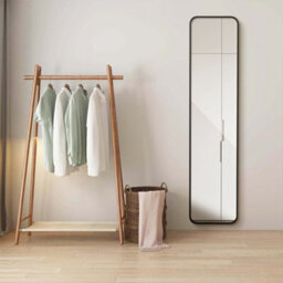 Thehotsale Rectangular Wall-Mounted Full-Length Framed Mirror - 28 W X 118 T, Ideal For Bedroom - thumbnail 2