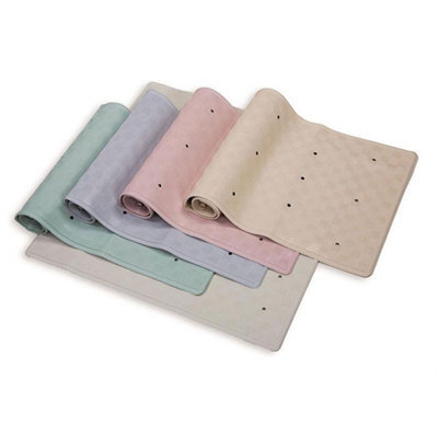Blue Canyon Rubber Bath Mat White 34 X 74Cm One Colour (One Size)