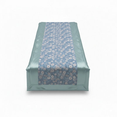 Embroidery Duvet Cover Set Luxury Bedding With Matching Pillowcases Blue - image 1
