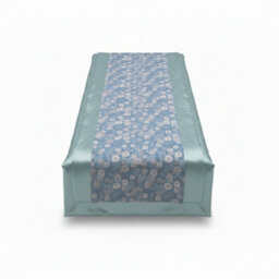 Embroidery Duvet Cover Set Luxury Bedding With Matching Pillowcases Blue - thumbnail 1