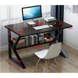 Computer Desk Laptop Pc Study Table Office Desk Home Furniture Workstation Shelf - thumbnail 2