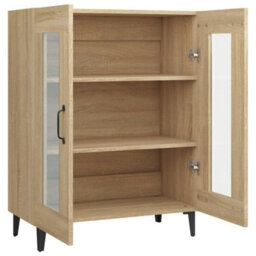 Berkfield Classic Sideboard Sonoma Oak 69.5X34X90 Cm Engineered Wood - thumbnail 7