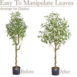Christow Artificial Realistic Look Olive Tree - thumbnail 4
