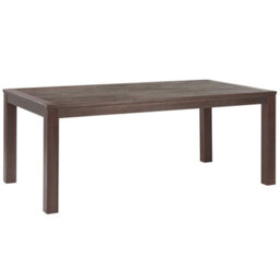 Beliani Garden Dining Set With Benches 6 Seater Tuscania Eucalyptus Wood Dark Brown - thumbnail 4