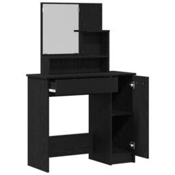 Walplus Dressing Table Black Oak 86.5 X 35 X 136 Cm Engineered Wood - thumbnail 2
