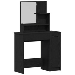 Walplus Dressing Table Black Oak 86.5 X 35 X 136 Cm Engineered Wood - thumbnail 5