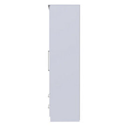 Chester 2 Door 2 Drawer Wardrobe In Uniform Grey & White (Ready Assembled) - thumbnail 2