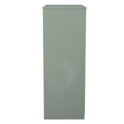 Genoa Ready Assembled Matt Green No Effect 4 Drawer Deep Chest (H)1063mm (W)766mm (D)395mm - thumbnail 6