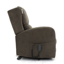 Furnishings For Less UK Hastings Rise And Recline Armchair Electric Dual Motor Brown - thumbnail 4