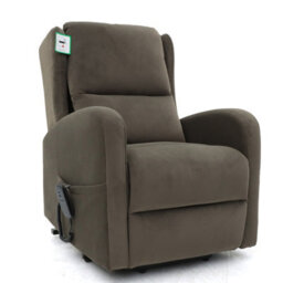 Furnishings For Less UK Hastings Rise And Recline Armchair Electric Dual Motor Brown - thumbnail 2