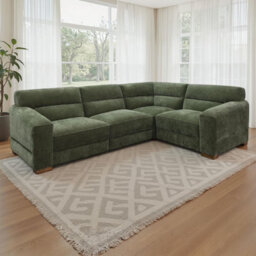 Furnishings For Less UK Clifton Green Universal Corner Sofa Large Soft Fabric Sectional Couch - thumbnail 2