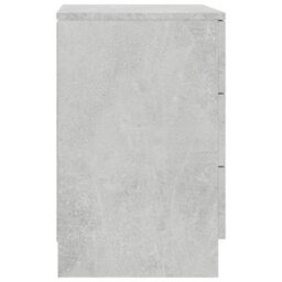 Berkfield Bedside Cabinet Concrete Grey 38X35X56 Cm Engineered Wood - thumbnail 5