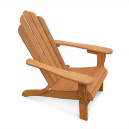 Sweeek - Wooden Retro Garden Deck Chair Adirondack Salamanca Natural 88.5X69X90 Cm