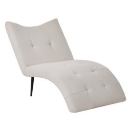 Beliani Chaise Longue Quilly Corduroy Taupe - thumbnail 4