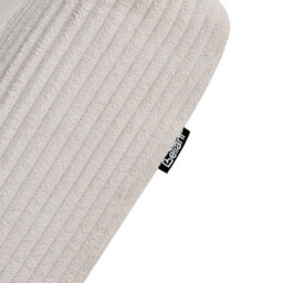 Beliani Chaise Longue Quilly Corduroy Taupe - thumbnail 8