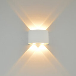 Luminosa Lighting Luminosa Ortelo Outdoor Up Down Wall Lamp White 3000K Warm White 4Xled Ip54 - thumbnail 2