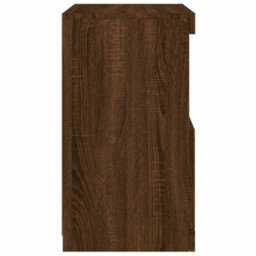 Berkfield Sideboard With Led Lights Brown Oak 41X37X67 Cm - thumbnail 8