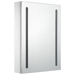 Berkfield Led Bathroom Mirror Cabinet 50X13X70 Cm - thumbnail 3