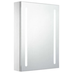 Berkfield Led Bathroom Mirror Cabinet 50X13X70 Cm - thumbnail 2