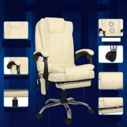 Executive Desk Chair 2Point Massage High Back Office Chair Swivel Computer Chair - thumbnail 1