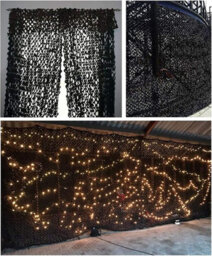 Black 4X4M Shade Sail For Garden - thumbnail 3
