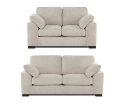 Modern Home Selby 3+2 Seater Sofa Set Silver - thumbnail 2