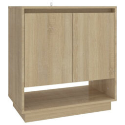 Berkfield Sideboard Sonoma Oak 70X41X75 Cm Engineered Wood - thumbnail 2