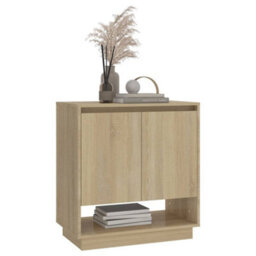 Berkfield Sideboard Sonoma Oak 70X41X75 Cm Engineered Wood - thumbnail 6
