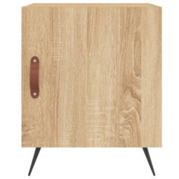 Berkfield Bedside Cabinets 2 Pcs Sonoma Oak 40X40X50 Cm Engineered Wood - thumbnail 6
