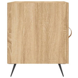 Berkfield Bedside Cabinets 2 Pcs Sonoma Oak 40X40X50 Cm Engineered Wood - thumbnail 7
