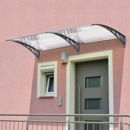 Outsunny Door Canopy Awning Outdoor Window Rain Shelter For Door 196 X 75Cm - thumbnail 7