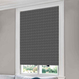 Lister Cartwright Fan Geomatric Charcoal Blackout Roller Easy Fit Child Safety Included (Charcoal, 90 X140 Cm) - thumbnail 2