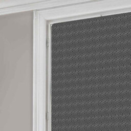 Lister Cartwright Fan Geomatric Charcoal Blackout Roller Easy Fit Child Safety Included (Charcoal, 90 X140 Cm) - thumbnail 3