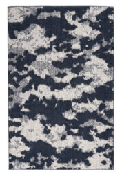 Blue Grey Abstract Modern Easy To Clean Rug For Bedroom & Living Room-160Cm X 221Cm - thumbnail 8