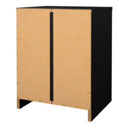 Furniture To Go May Bedside 1 Drawer In Black (W) 37.9 X (H) 48.4 X (D) 30.1Cm - thumbnail 5