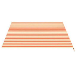 Walplus Replacement Fabric For Awning Garden Sun Shade Canopy Gazebo For Back Door, Porch, Patio Yellow And Orange 4.5X3.5 M - thumbnail 4