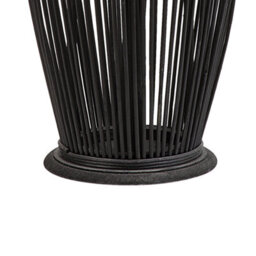 Beliani Lantern Tahiti Bamboo 84 Cm Black - thumbnail 6