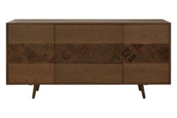 Orsina Spacious Brown Sideboard, Quality Crafted Sideboard For Livingroom, Versatile Design Mid Century Sideboard - thumbnail 1