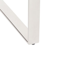 Beliani Coffee Table Tilon Tempered Glass Silver - thumbnail 6