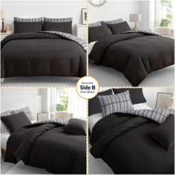 Pamposh Single Duvet Cover Set Premium Brushed Microfiber Duvet Cover Single Ultrasoft Reversible Duvet Set With Zipper Closure - thumbnail 6